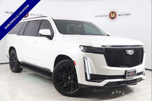 Crystal White Tricoat 2021 Cadillac Escalade ESV Sport Platinum
