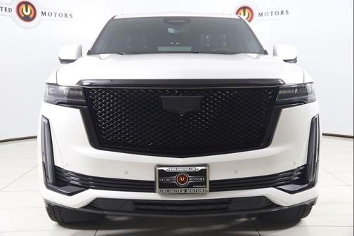 Crystal White Tricoat 2021 Cadillac Escalade ESV Sport Platinum