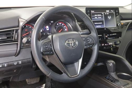 Supersonic Red/Midnight Black Metallic 2021 Toyota Camry XSE