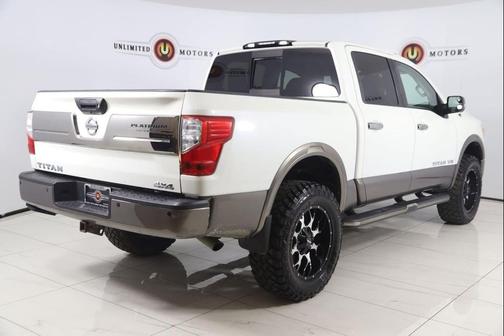 Pearl White 2018 Nissan Titan Platinum Reserve
