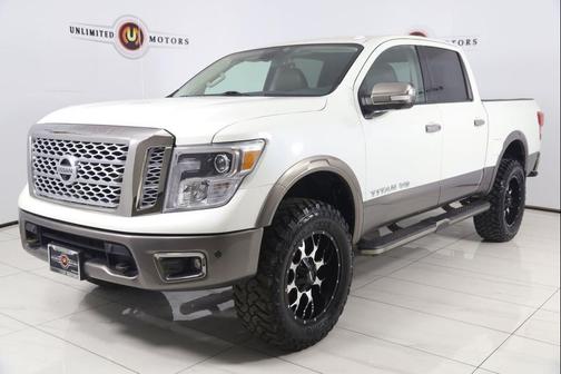 Pearl White 2018 Nissan Titan Platinum Reserve
