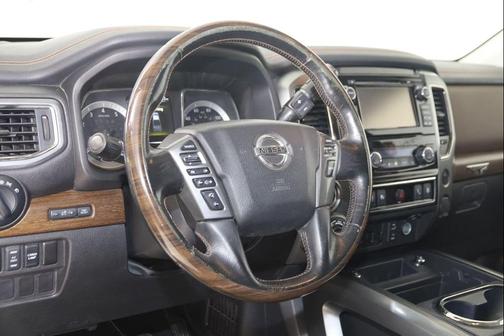 Pearl White 2018 Nissan Titan Platinum Reserve