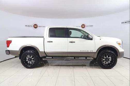 Pearl White 2018 Nissan Titan Platinum Reserve