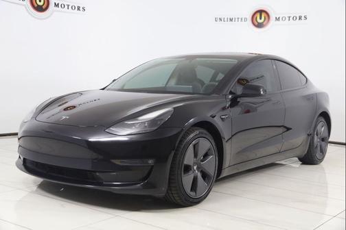 Solid Black 2021 Tesla Model 3 Long Range