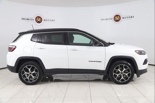 Bright White Clearcoat 2025 Jeep Compass Limited
