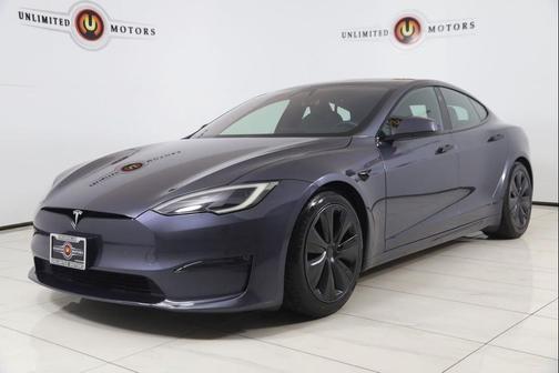 Solid Black 2022 Tesla Model S Dual Motor All-Wheel Drive