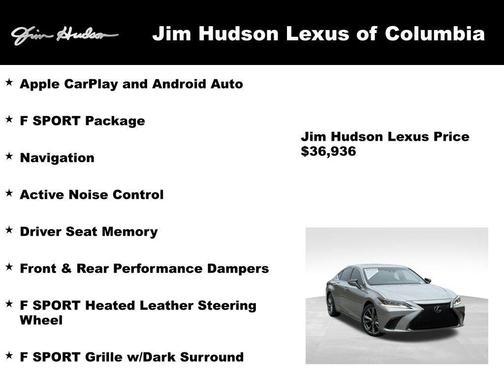 2020 Lexus ES 350 F Sport