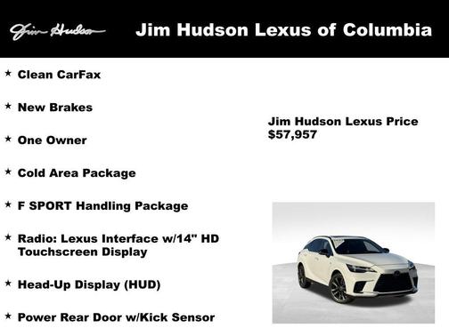 2023 Lexus RX 350 F SPORT Handling