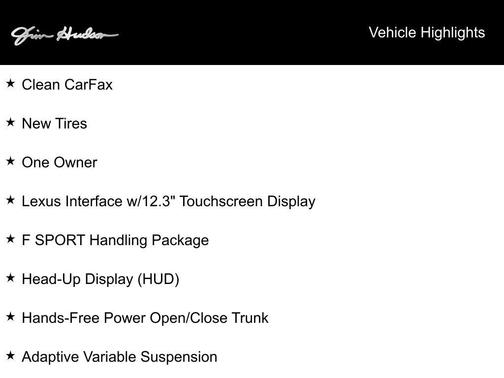 2023 Lexus ES 350 F Sport