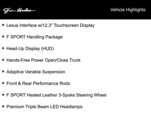 2023 Lexus ES 350 F Sport