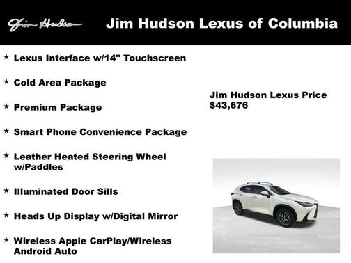 White 2024 Lexus NX 350 350 Premium