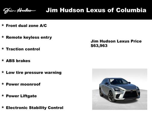 2025 Lexus RX 350 F SPORT Design