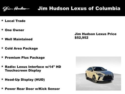 2023 Lexus RX 350 Premium Plus