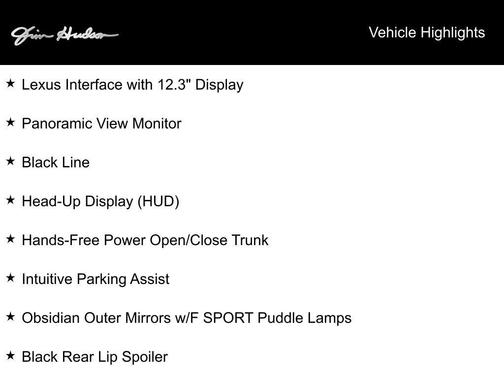 2025 Lexus ES 350 F Sport