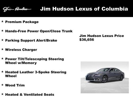 Gray 2022 Lexus ES 350 Base