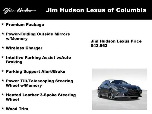 Gray 2023 Lexus ES 300h Base