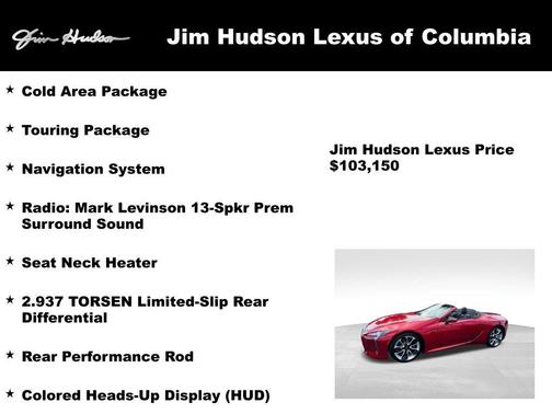 2023 Lexus LC 500 Base