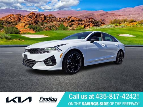 Glacial White Pearl 2024 Kia K5 GT-Line Sedan