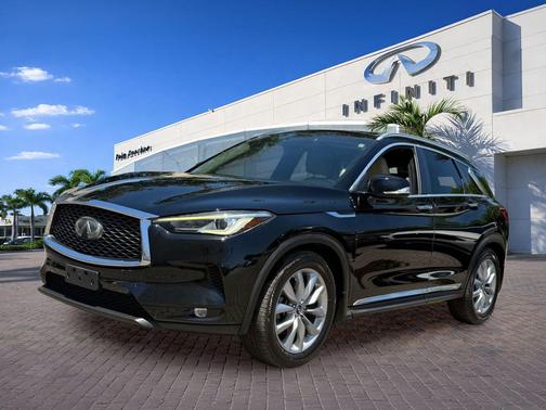 Black Obsidian 2019 INFINITI QX50 Luxe