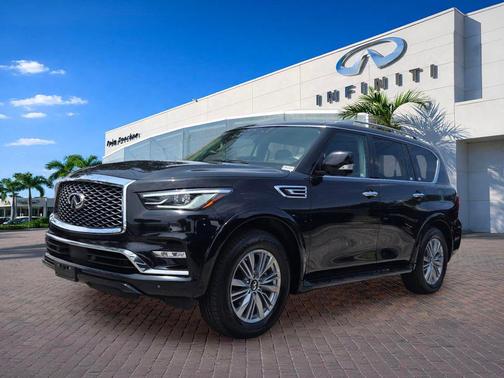 Mineral Black 2024 INFINITI QX80 Luxe