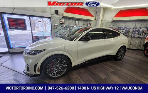 Star White Metallic Tri-Coat 2025 Ford Mustang Mach-E GT SUV