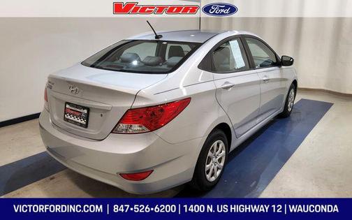 Ironman Silver Metallic 2014 Hyundai Accent GLS