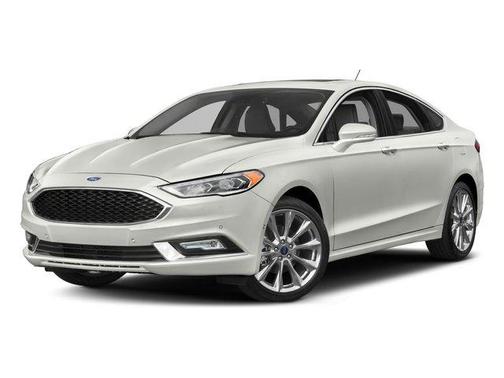 White Platinum Metallic Tri-Coat 2017 Ford Fusion Platinum
