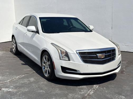 Crystal White Tricoat 2015 Cadillac ATS 2.0L Turbo Luxury