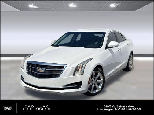 Crystal White Tricoat 2015 Cadillac ATS 2.0L Turbo Luxury