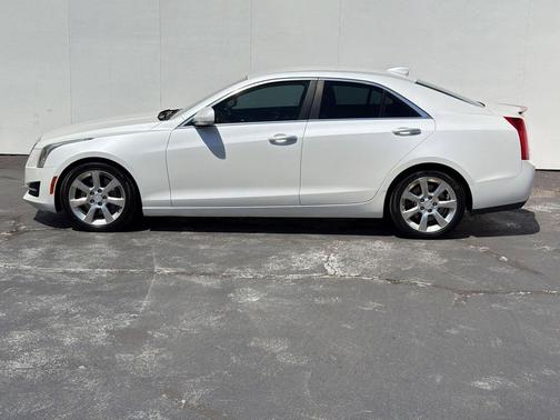Crystal White Tricoat 2015 Cadillac ATS 2.0L Turbo Luxury