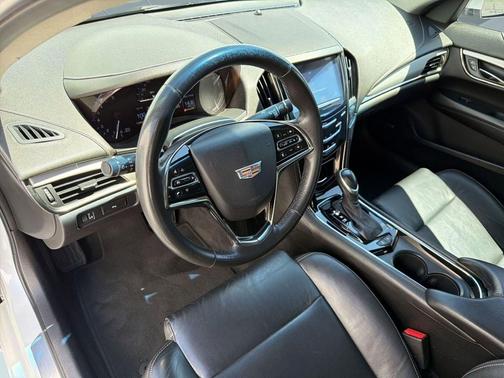 Crystal White Tricoat 2015 Cadillac ATS 2.0L Turbo Luxury