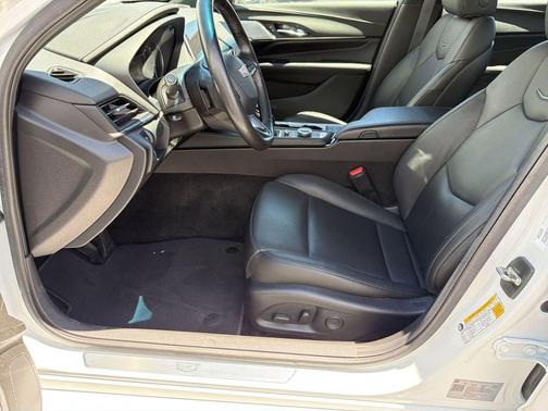 Summit White 2023 Cadillac CT4 Premium Luxury
