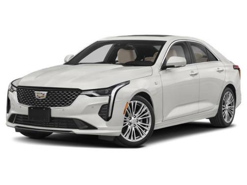 Summit White 2023 Cadillac CT4 Premium Luxury