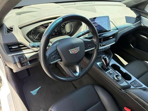 Summit White 2023 Cadillac CT4 Premium Luxury