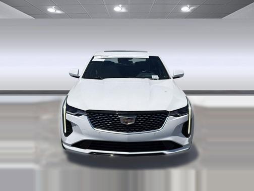 Summit White 2023 Cadillac CT4 Premium Luxury