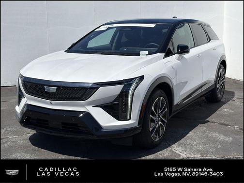 Crystal White Tricoat 2025 Cadillac OPTIQ Sport 1 AWD