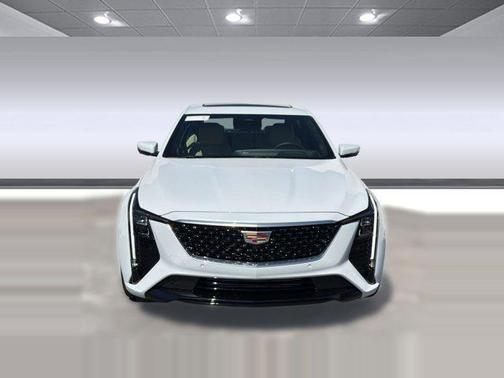 Vibrant White Tricoat 2026 Cadillac CT5 Premium Luxury