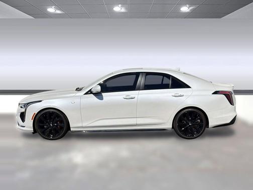 Crystal White Tricoat 2023 Cadillac CT4 Sport