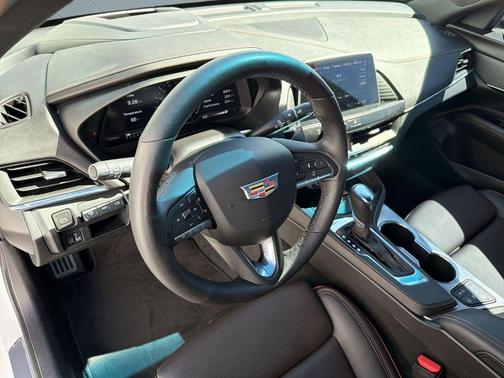 Crystal White Tricoat 2023 Cadillac CT4 Sport