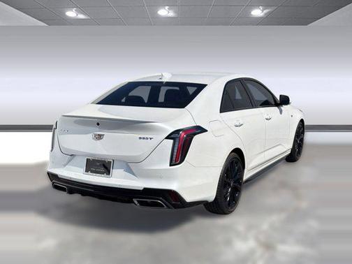 Crystal White Tricoat 2023 Cadillac CT4 Sport