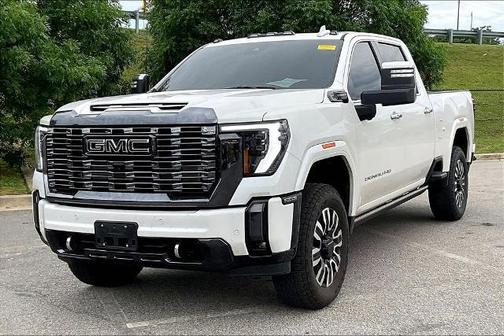 White Frost Tri-Coat 2024 GMC Sierra 1500 DENALI ULTIMATE