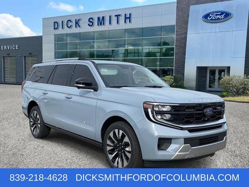Glacier Gray Metallic TriCoat 2025 Ford Expedition Max Platinum SUV