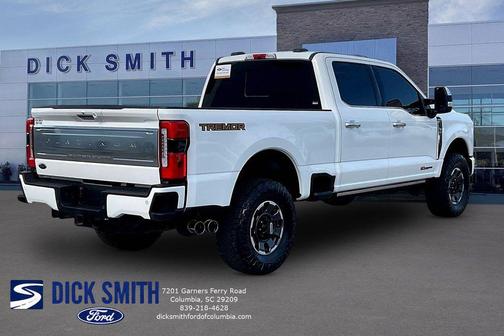 Star White Metallic Tri-Coat 2024 Ford F-350 Platinum