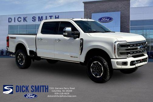 Star White Metallic Tri-Coat 2024 Ford F-350 Platinum