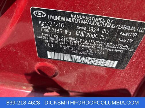 2017 Hyundai ELANTRA SE