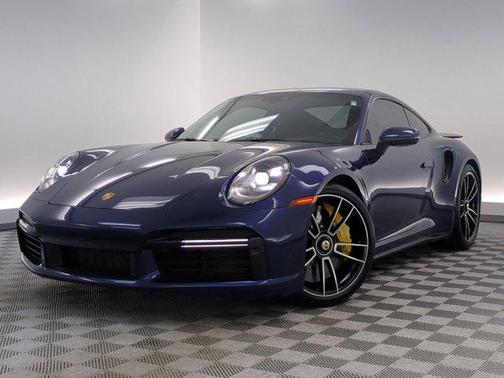Gentian Blue Metallic 2021 Porsche 911 Turbo S