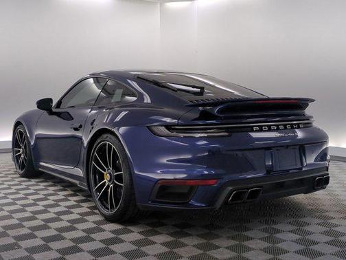 Gentian Blue Metallic 2021 Porsche 911 Turbo S