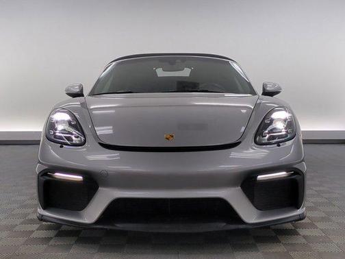 Silver/Gray 2022 Porsche 718 Spyder Roadster