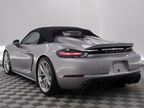 Silver/Gray 2022 Porsche 718 Spyder Roadster