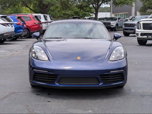 Gentian Blue Metallic 2024 Porsche 718 Cayman Coupe